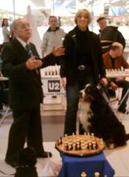Beschreibung: Beschreibung: Beschreibung: Beschreibung: Beschreibung: 20090221_Schach-mit-Hunden-im-StadionCenter_IMAG0027_Ferdinand-und-Michaela-Marschall